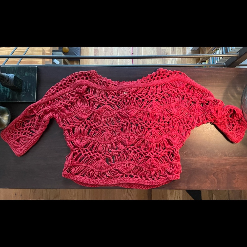 Crochet Crop Sweater